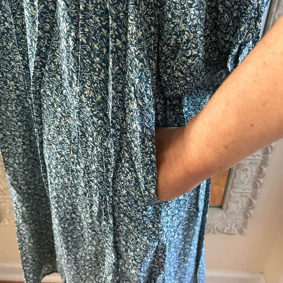 Croft & Barrow Green Patterned Dress - Picture 3 of 5